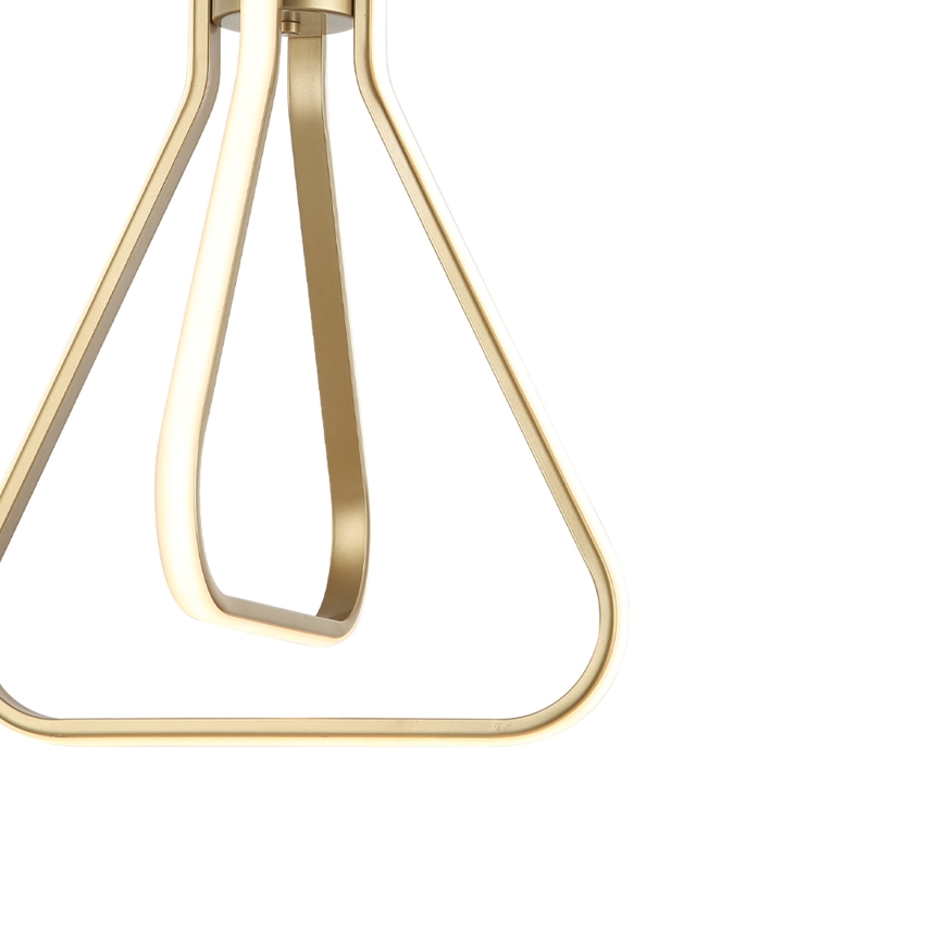 LED-rippvalgusti kaabliga ZING LED/19W/230V kuldne