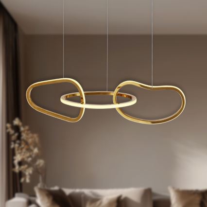LED-rippvalgusti kaablil ANNELI LED/30W/230V 80 cm kuldne