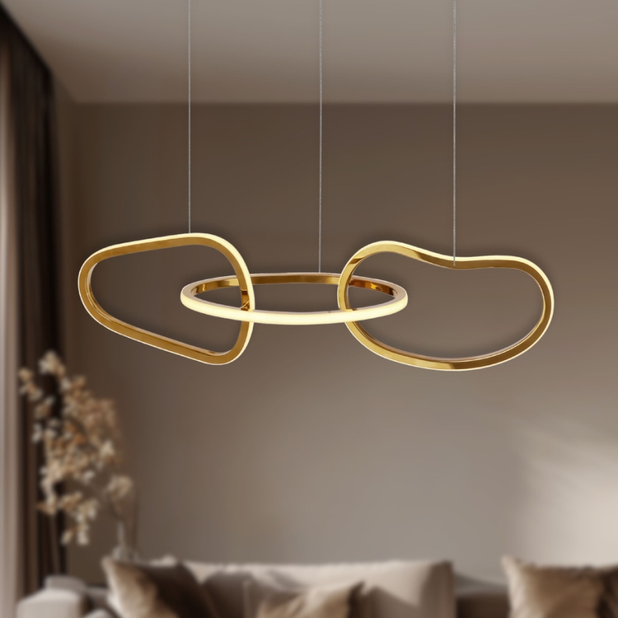 LED-rippvalgusti kaablil ANNELI LED/30W/230V 80 cm kuldne
