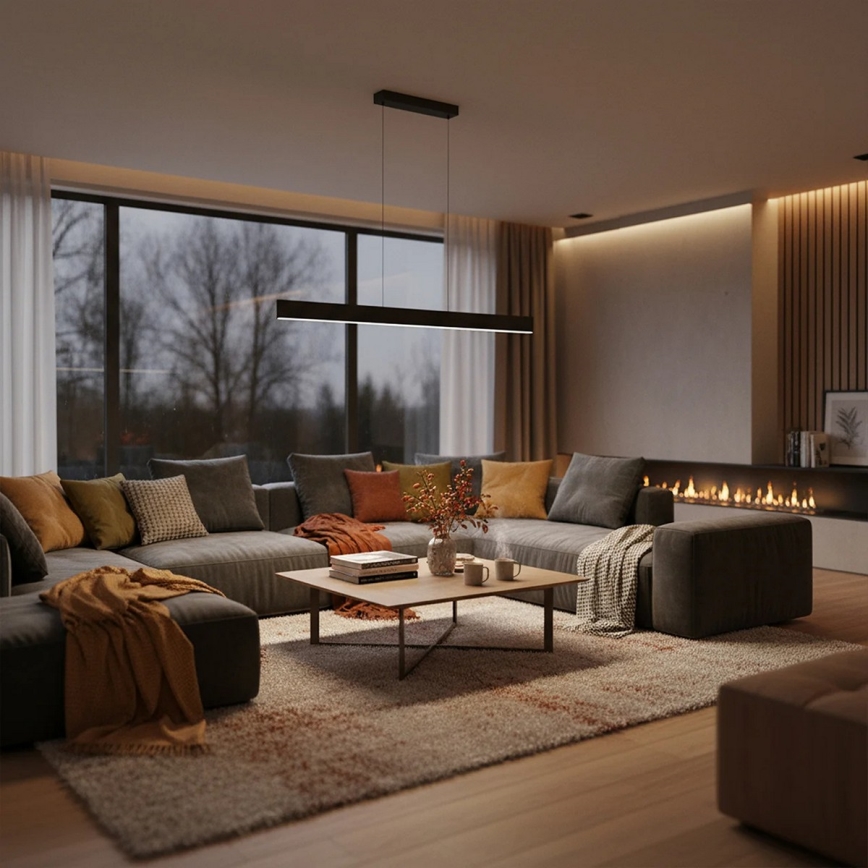 LED-rippvalgusti kaablil BERNADETTA LED/20W/230V 4000K must