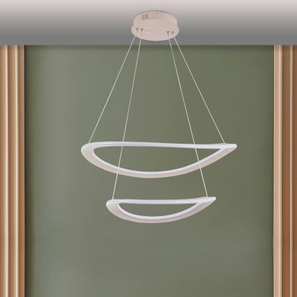 LED-rippvalgusti kaablil CASHMERE LED/75W/230V läbimõõt 59,5 beež