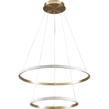 LED-rippvalgusti kaablil DIANA 44W/230V 4000K Ø 59 cm kuldne