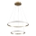 LED-rippvalgusti kaablil DIANA 44W/230V 4000K Ø 59 cm kuldne