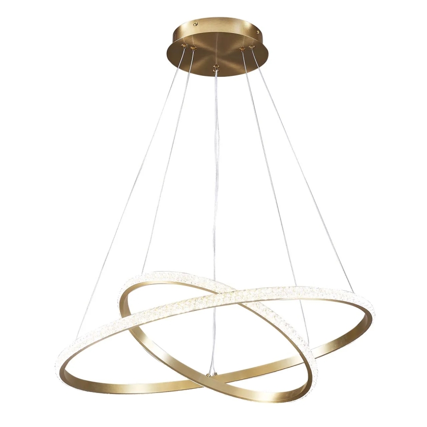 LED-rippvalgusti kaablil DIANA 44W/230V 4000K Ø 59 cm kuldne