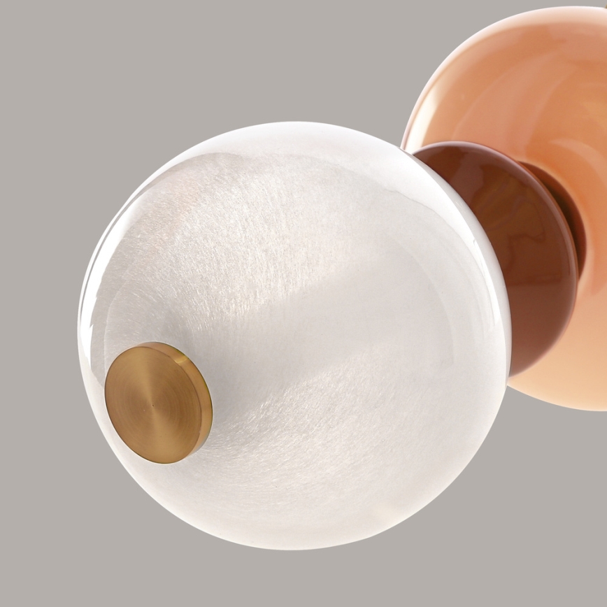 LED rippvalgusti kaablil FLORES LED/10W/230V kuldne/oranž/pruun