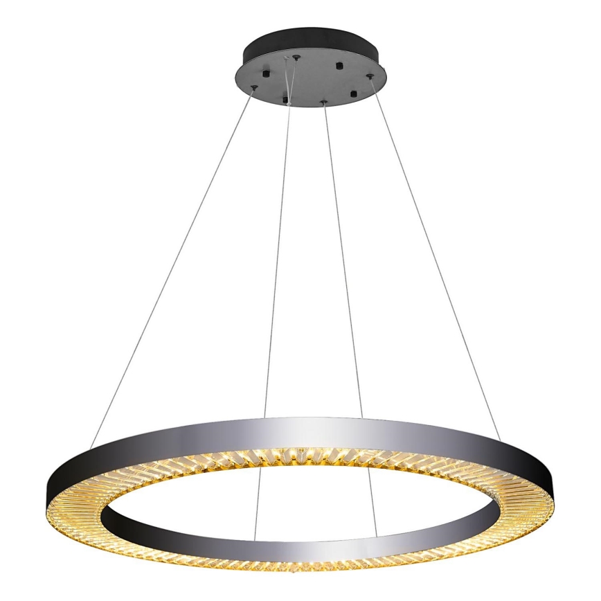 LED-rippvalgusti kaablil JESI LED, 90 W, 230 V, 3000 K, läbimõõt 100 cm, hõbedane