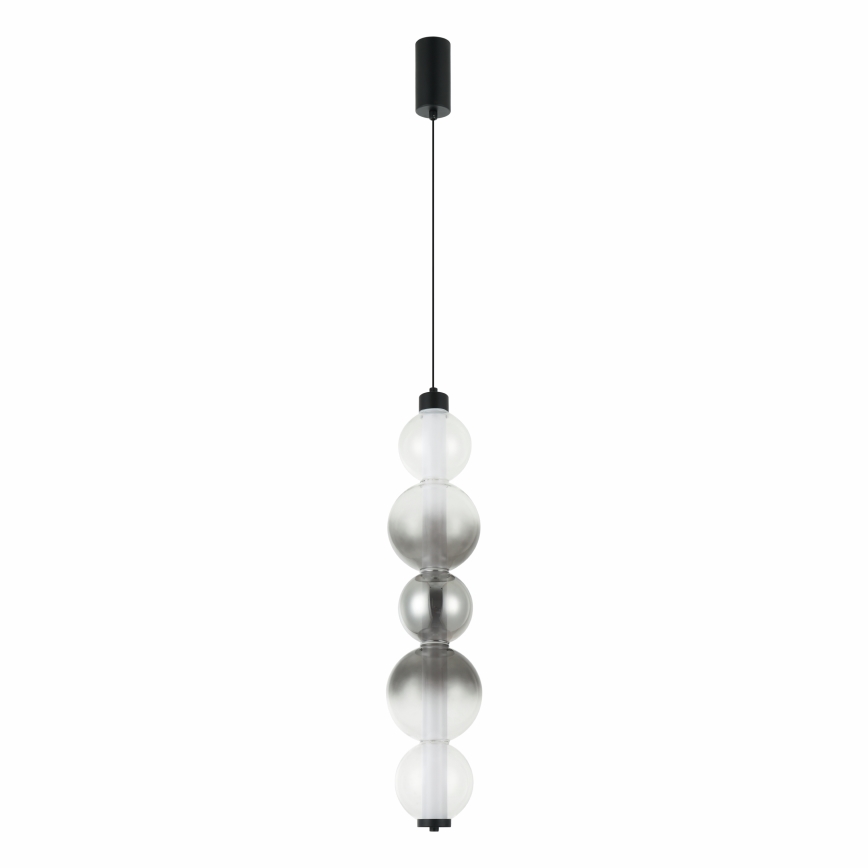 LED-rippvalgusti kaablil LUMMI LED/19W/230V must/suitsuhall