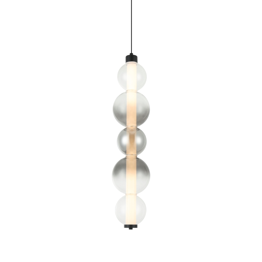 LED-rippvalgusti kaablil LUMMI LED/19W/230V must/suitsuhall