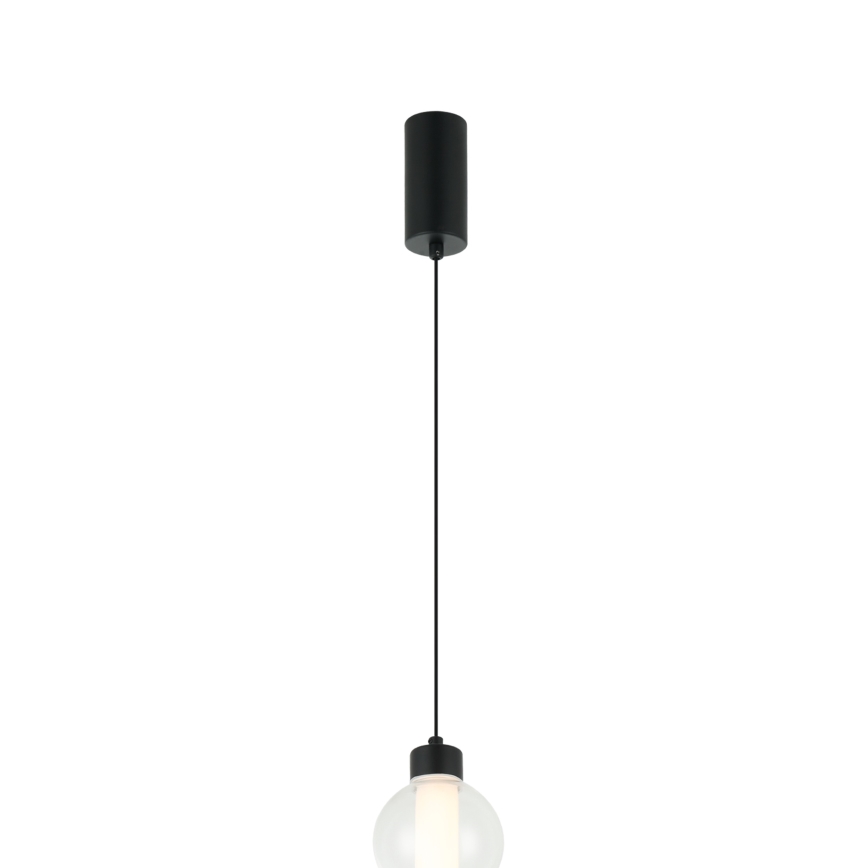 LED-rippvalgusti kaablil LUMMI LED/19W/230V must/suitsuhall