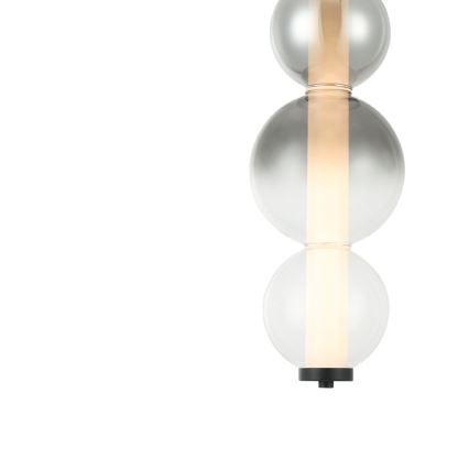 LED-rippvalgusti kaablil LUMMI LED/19W/230V must/suitsuhall
