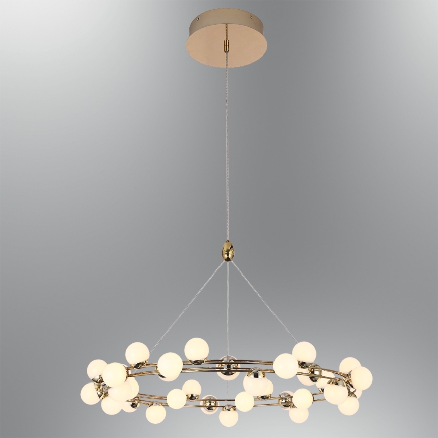 LED-rippvalgusti kaablil MARS LED/50W/230V 3000K kuldne