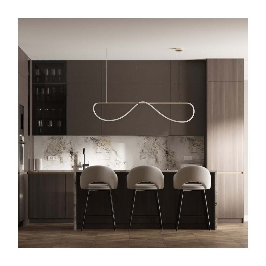 LED-rippvalgusti kaablil MELECA LED/36W/230V 3000/4000/6000K 160 cm kuldne
