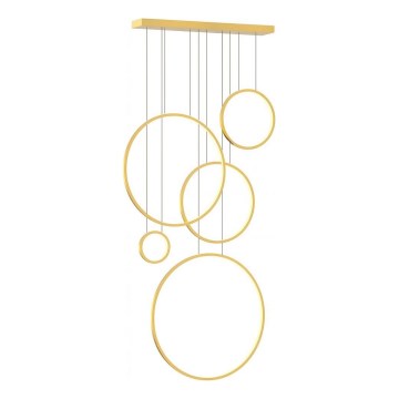 LED-rippvalgusti kaablil SATURNO LED/100W/230V kuldne