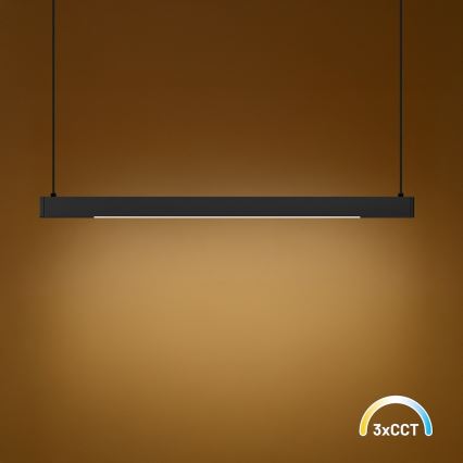 LED-rippvalgusti kaablile LINEA LED/36W/230V 3000/4000/5700K CRI 90 must