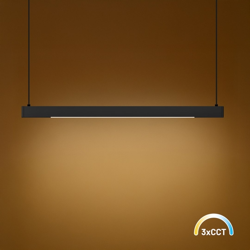 LED-rippvalgusti kaablile LINEA LED/36W/230V 3000/4000/5700K CRI 90 must