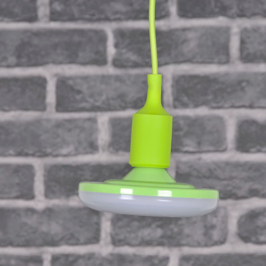 LED-rippvalgusti KIKI 1xE27/10W/230V roheline
