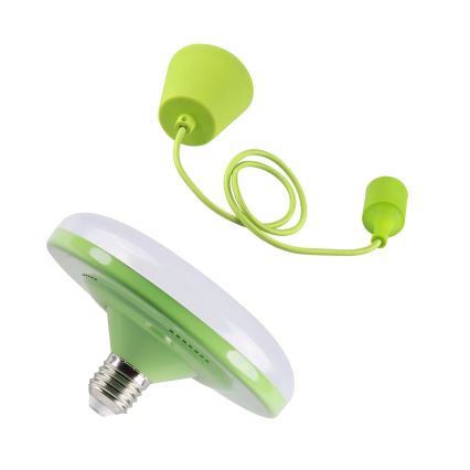 LED-rippvalgusti KIKI 1xE27/10W/230V roheline
