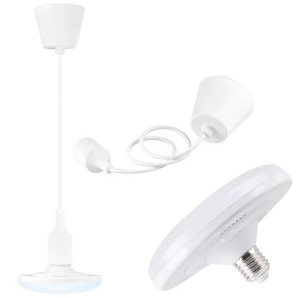 LED-rippvalgusti KIKI 1xE27/10W/230V valge