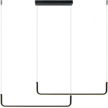 LED-rippvalgusti MALAWI kaablil 2xLED/20W/230V 3000/4000/6000K must