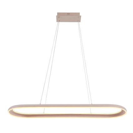 LED-rippvalgusti riputuskaabliga CASHMERE LED/80W/230V 30x100 cm valge
