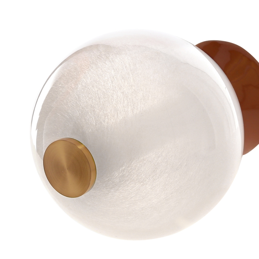 LED-rippvalgusti riputuskaabliga FLORES LED/7W/230V kuldne/pruun