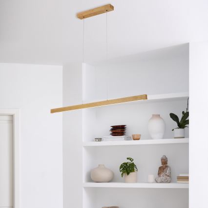 LED-rippvalgusti riputuskaabliga VERDE LED/18W/230V 3000K 106 cm tamm