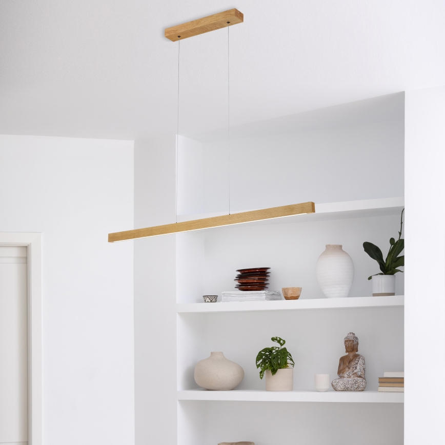 LED-rippvalgusti riputuskaabliga VERDE LED/18W/230V 3000K 106 cm tamm