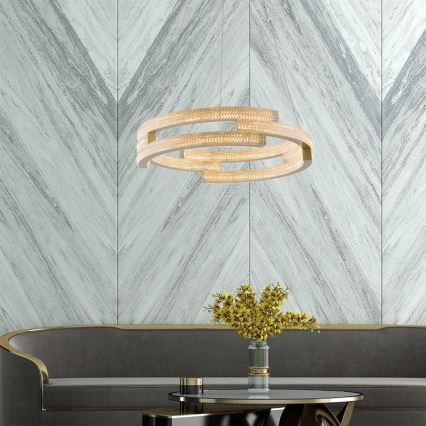 LED-rippvalgusti TARJA kaablil LED/36W/230V 3000/4000/6000K Ø 60 cm kuldne