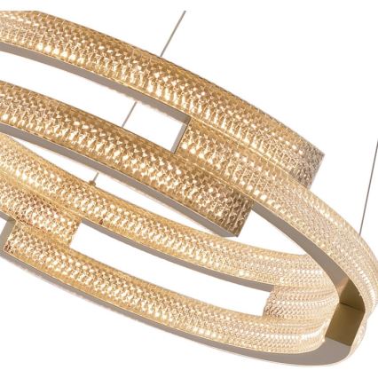 LED-rippvalgusti TARJA kaablil LED/36W/230V 3000/4000/6000K Ø 60 cm kuldne