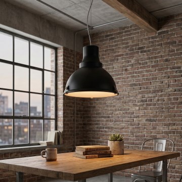 LED-rippvalgusti traadiga INDUSTRY 1xE27/60W/230V must