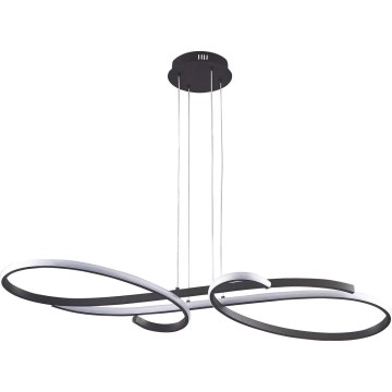 LED-rippvalgusti trossil VIOLIN LED/40W/230V, must