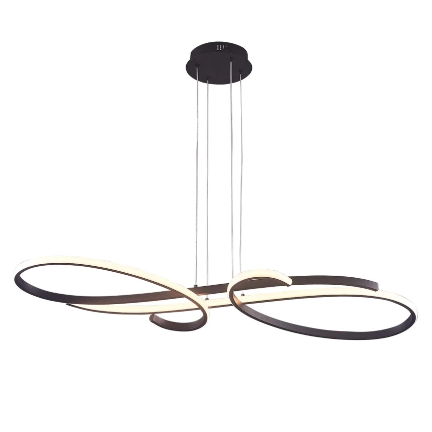 LED-rippvalgusti trossil VIOLIN LED/40W/230V, must