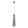 LED riputl lamp PUMA LED/15W/230V 14 cm musta
