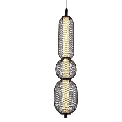 LED riputl lamp PUMA LED/15W/230V 14 cm musta