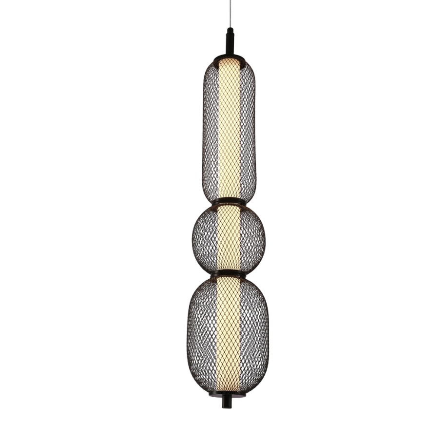 LED riputl lamp PUMA LED/15W/230V 14 cm musta
