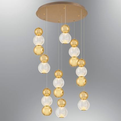 LED Riputustuli CREMONA LED/51W/230V 3000K kuld