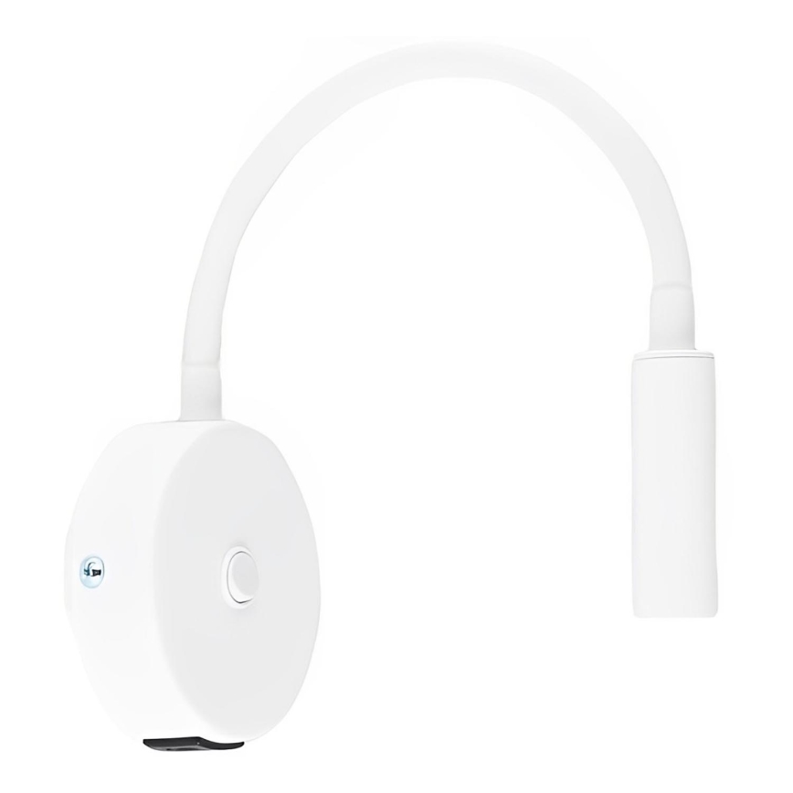 LED Seinalamp koos USB pordiga LAGOS 1xG9/3W/5V 4000K valge