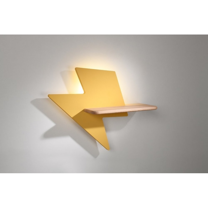 LED Seinalamp lastele koos riiuliga LIGHTNING LED/4W/230V