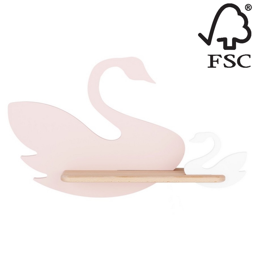 LED Seinalamp lastele koos riiuliga SWAN LED/5W/230V