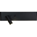 LED seinapunktvalgusti RESORT LED/10W/230V + LED/3W, must, vasakpoolne