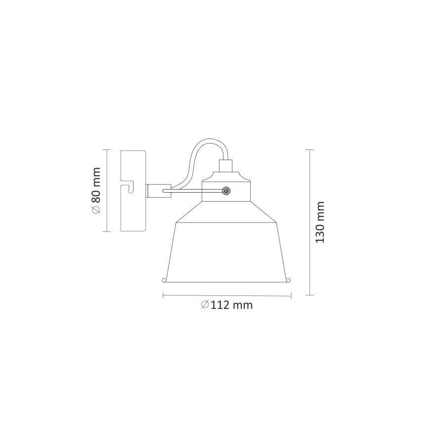 LED Seinavalgusti 1xE14/8W/230V