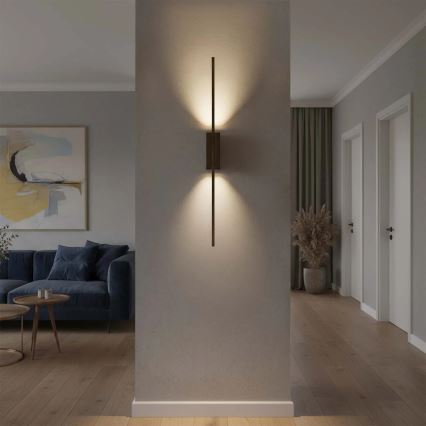 LED-seinavalgusti AISHA LED/12W/230V 4000K 80 cm must