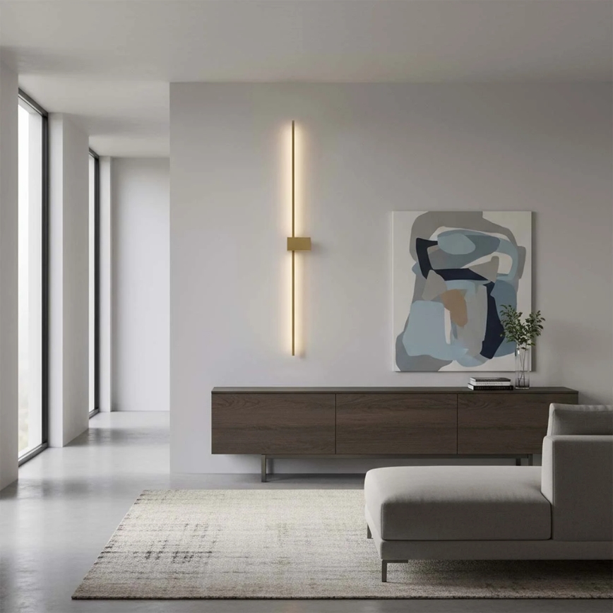 LED seinavalgusti AISHA LED/20W/230V 4000K 120 cm kuldne