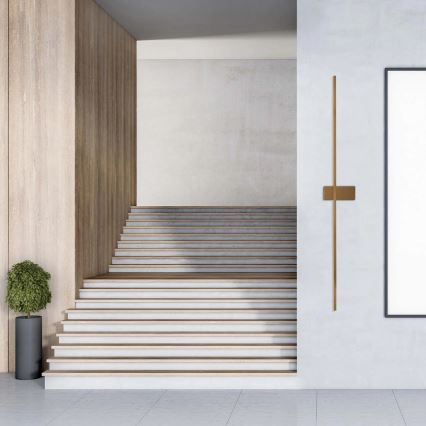 LED seinavalgusti AISHA LED/20W/230V 4000K 120 cm kuldne