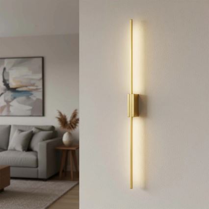 LED seinavalgusti AISHA LED/20W/230V 4000K 120 cm kuldne