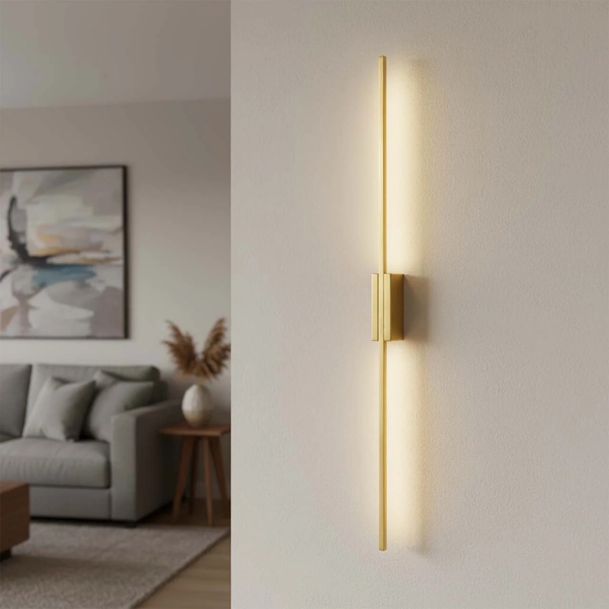 LED seinavalgusti AISHA LED/20W/230V 4000K 120 cm kuldne