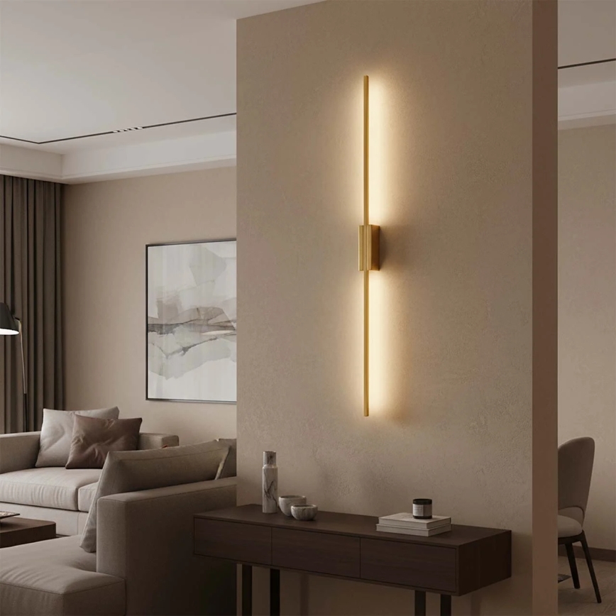 LED seinavalgusti AISHA LED/20W/230V 4000K 120 cm kuldne