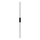 LED-seinavalgusti AISHA LED/20W/230V 4000K 120 cm must