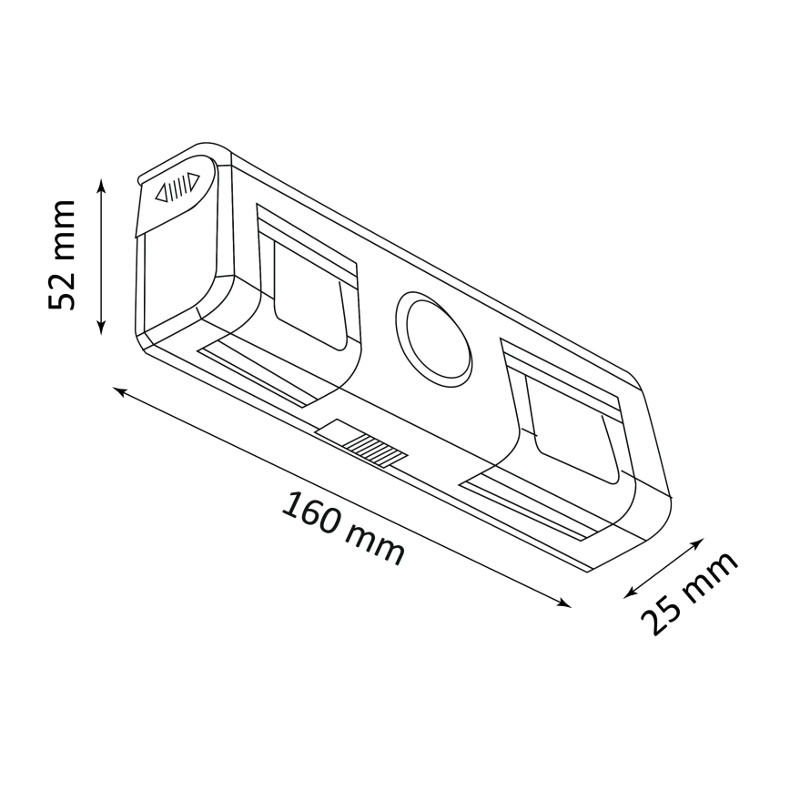 LED Seinavalgusti anduriga LED/3xAA/4,5V
