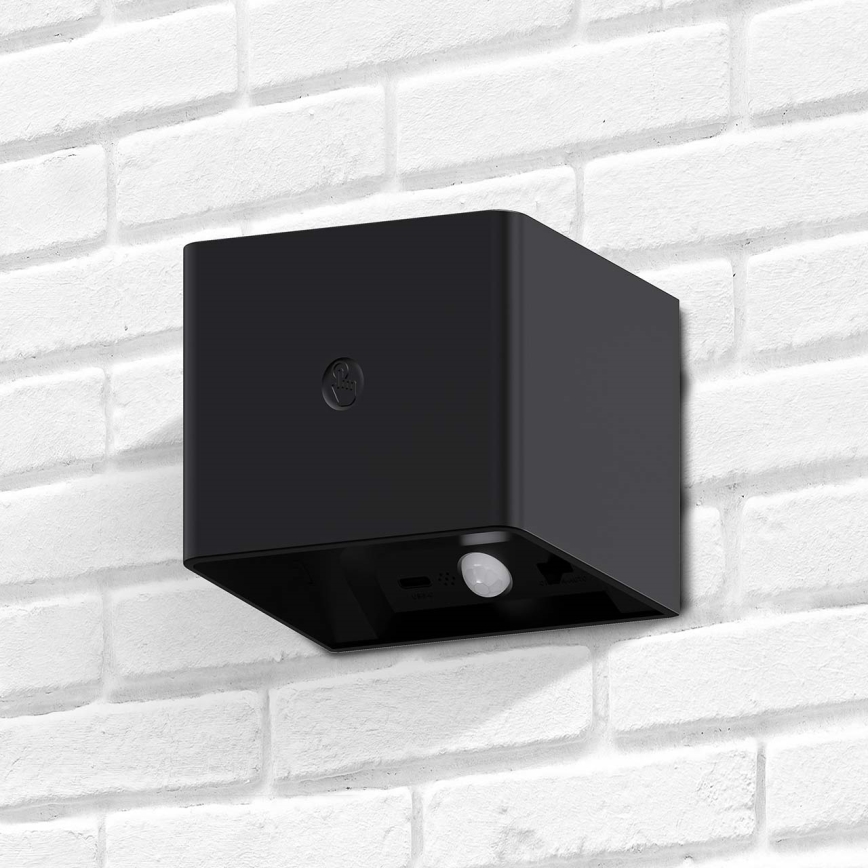 LED Hämardatav puutetundlik seinavalgusti anduriga MIRI LED/2,5W/3,7V 3000/4000/6400K 4000 mAh must